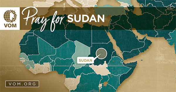 Map of Sudan's location